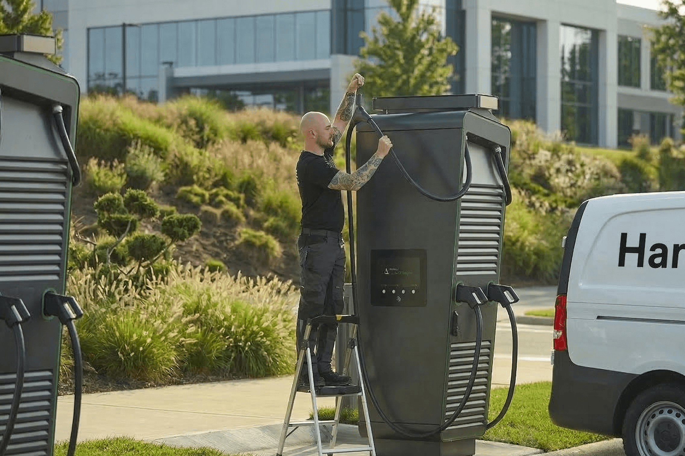 Gewerbliche Ladeinfrastruktur — Hans Mobility